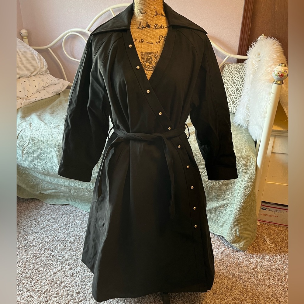 Vivienne Hu Suede Trench Jacket